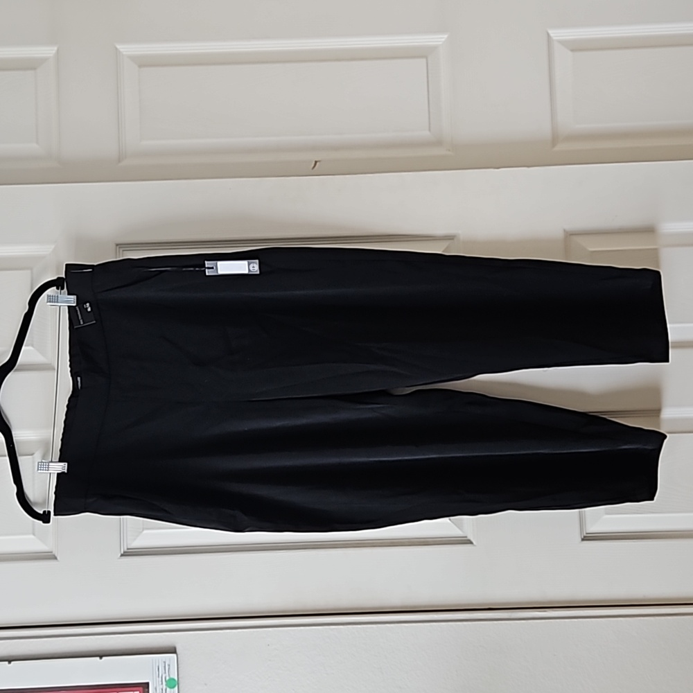 Dictionary Black Relaxed Pull On Slacks,XL/16,NWT